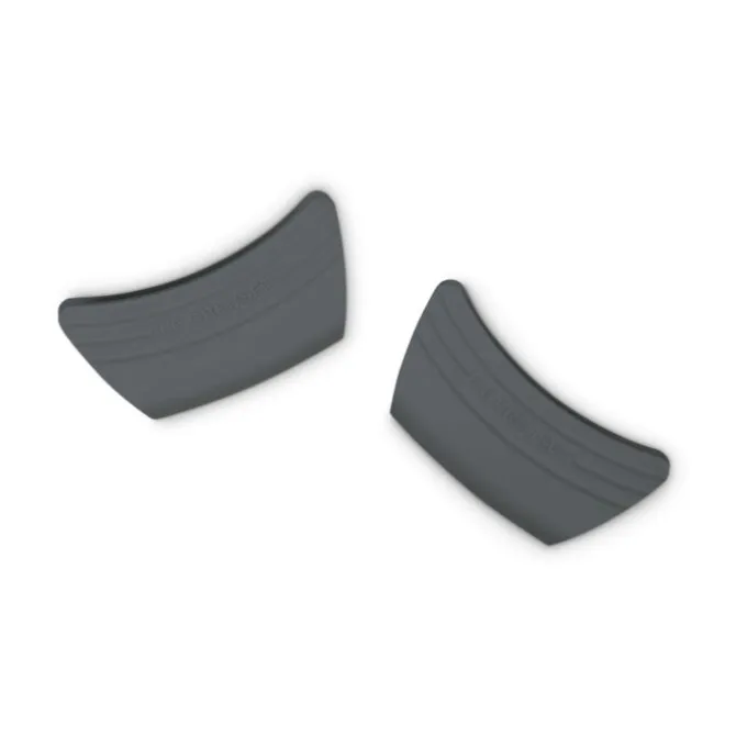 Le Creuset handvatten 12 x 6,5 cm silicone Flint 2 stuks