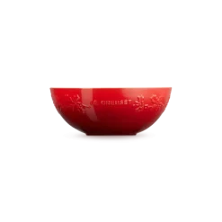 Le Creuset Holly Collectie serveerschaal ø 25 cm aardewerk kersrood