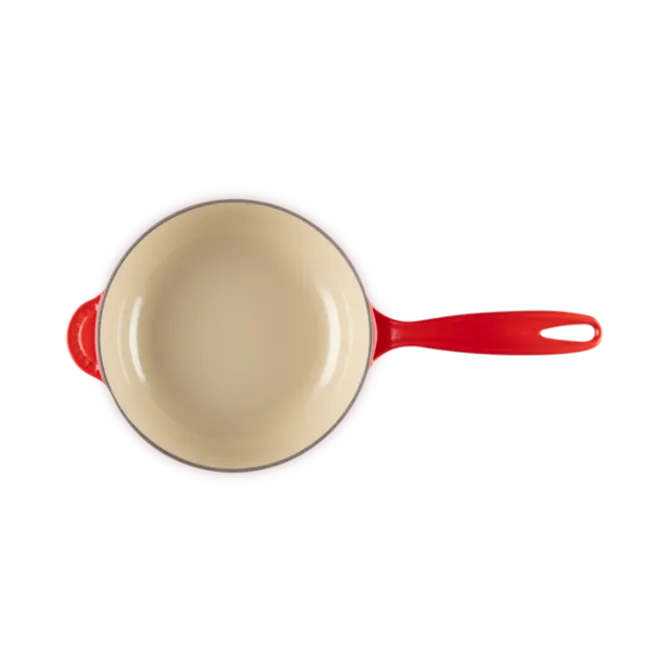 Le Creuset Holly Collection sauspan ø 21 cm gietijzer kersrood
