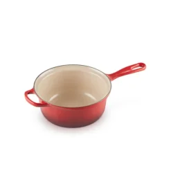 Le Creuset 2-in-1 steelpan 2,3 liter ø 22 cm gietijzer kersrood