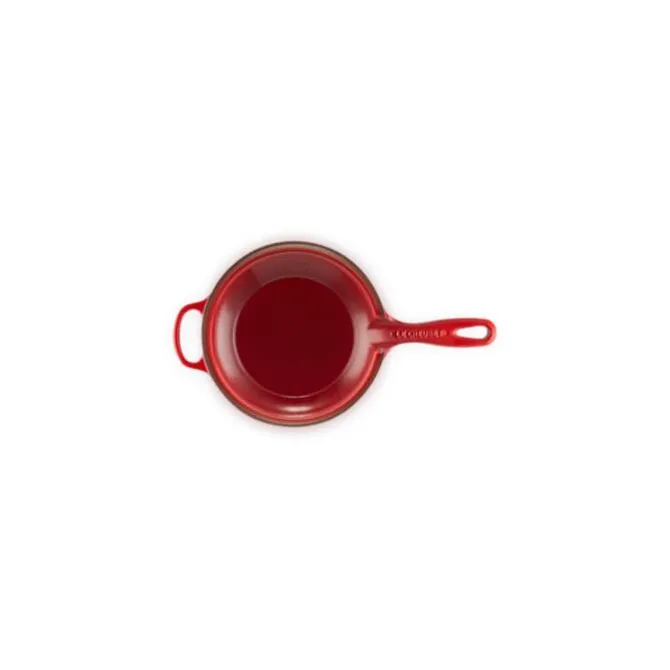 Le Creuset 2-in-1 steelpan 2,3 liter ø 22 cm gietijzer kersrood