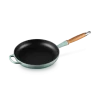Le Creuset koekenpan rond met open greep ø 26 cm gietijzer Sea Salt