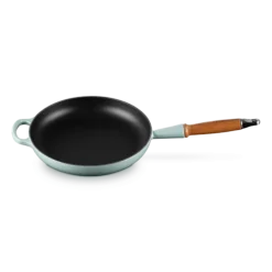 Le Creuset koekenpan rond met open greep ø 26 cm gietijzer Sea Salt
