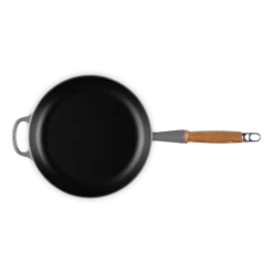 Le Creuset koekenpan rond met open greep ø 26 cm gietijzer Flint