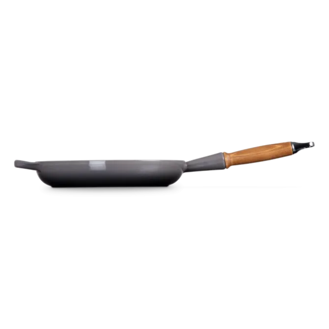 Le Creuset koekenpan rond met open greep ø 26 cm gietijzer Flint