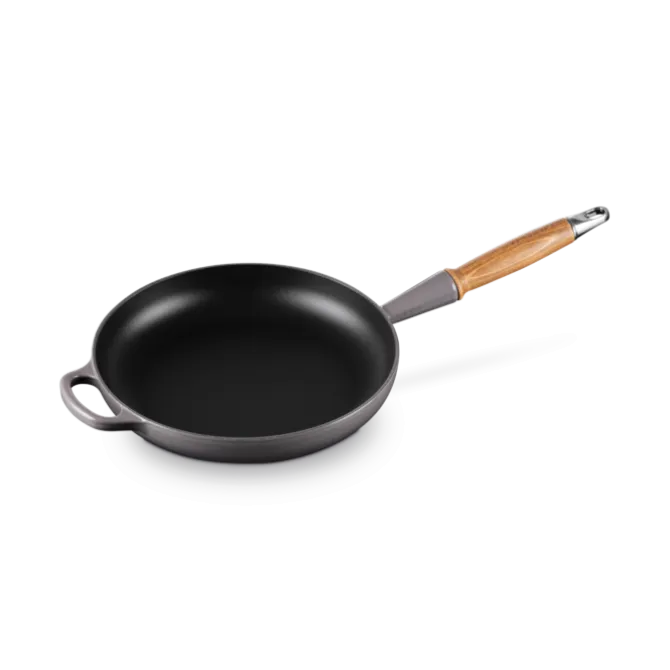 Le Creuset koekenpan rond met open greep ø 26 cm gietijzer Flint