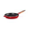 Le Creuset koekenpan rond met open greep ø 28 cm gietijzer kersrood