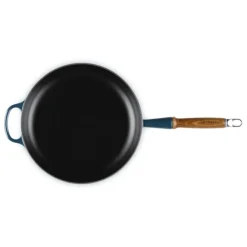 Le Creuset koekenpan rond met open greep ø 28 cm gietijzer Nuit