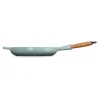 Le Creuset koekenpan rond met open greep ø 28 cm gietijzer Flint