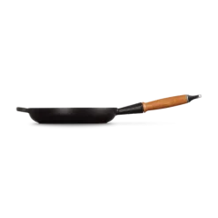 Le Creuset koekenpan rond met open greep ø 24 cm gietijzer zwart