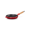 Le Creuset koekenpan rond met open greep ø 24 cm gietijzer kersrood