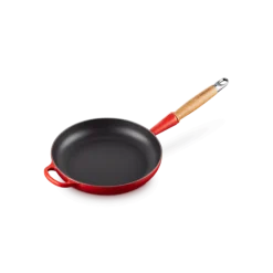 Le Creuset koekenpan rond met open greep ø 24 cm gietijzer kersrood