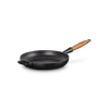 Le Creuset koekenpan rond met open greep ø 26 cm gietijzer mat zwart