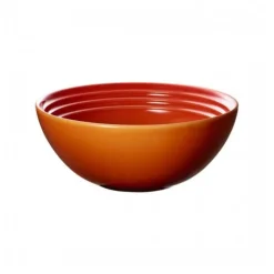 Le Creuset kom ø 16 cm aardewerk vulcanique