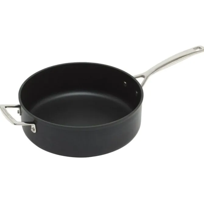 Le Creuset Les Forgées sauteerpan met rechte wand en tegengreep ø 28 cm aluminium