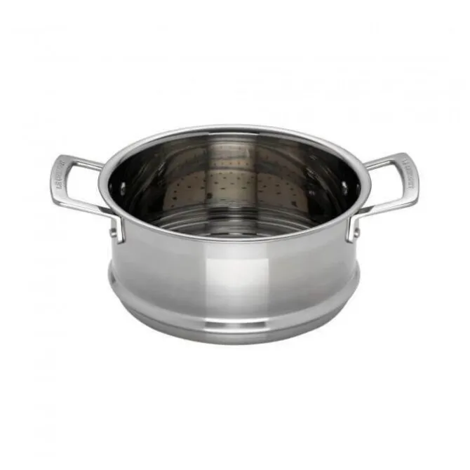 Le Creuset Magnetik stoominzet 20 cm rvs glans
