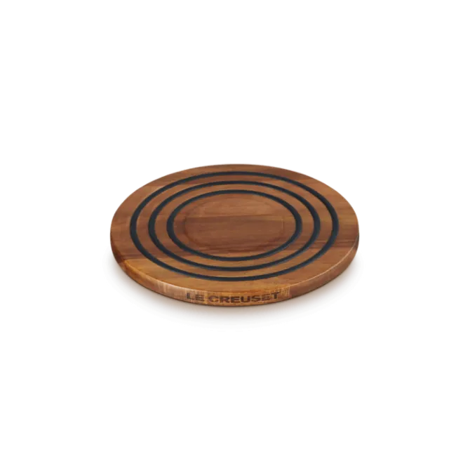 Le Creuset magnetische onderzetter ø 20 cm acaciahout