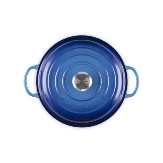 Le Creuset Marmite met hoge deksel ø 26 cm gietijzer Azure