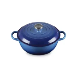 Le Creuset Marmite met hoge deksel ø 26 cm gietijzer Azure