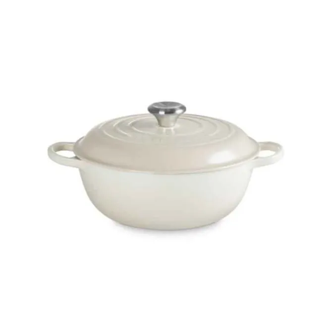 Le Creuset Marmite met hoge deksel ø 26 cm gietijzer Meringue
