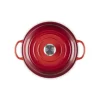 Le Creuset Marmite met hoge deksel ø 26 cm gietijzer kersrood