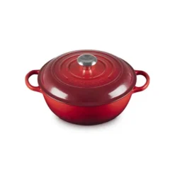Le Creuset Marmite met hoge deksel ø 26 cm gietijzer kersrood