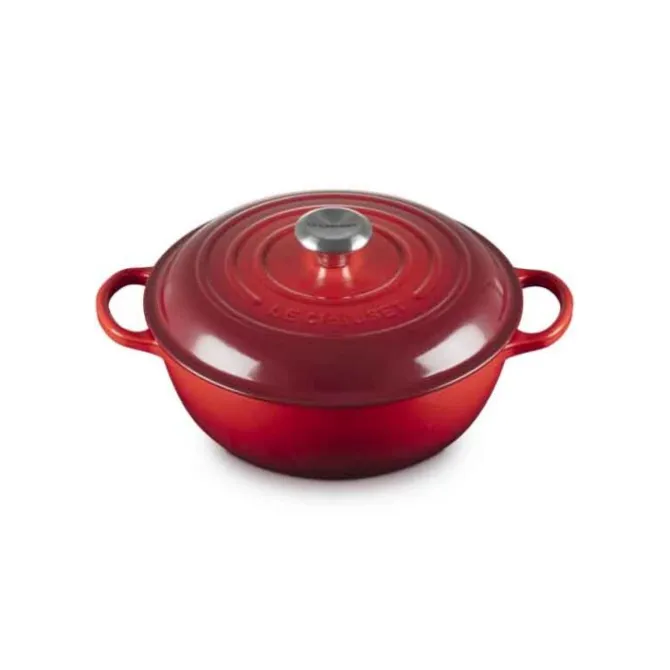 Le Creuset Marmite met hoge deksel ø 26 cm gietijzer kersrood