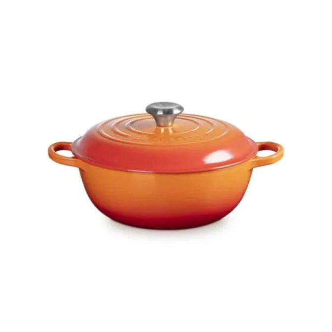 Le Creuset Marmite met hoge deksel ø 26 cm gietijzer vulcanique