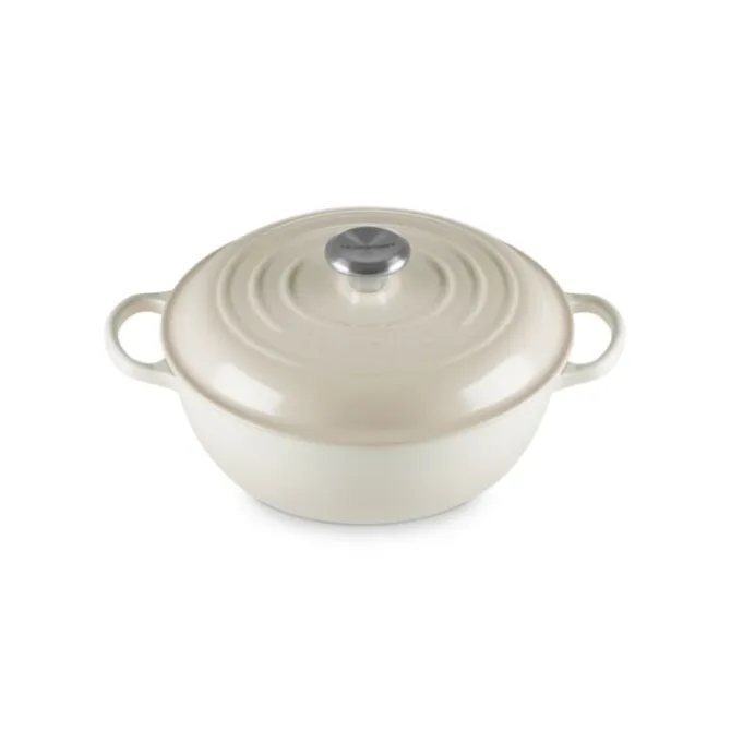 Le Creuset Marmite wok-braadpan ø 22 cm gietijzer Meringue