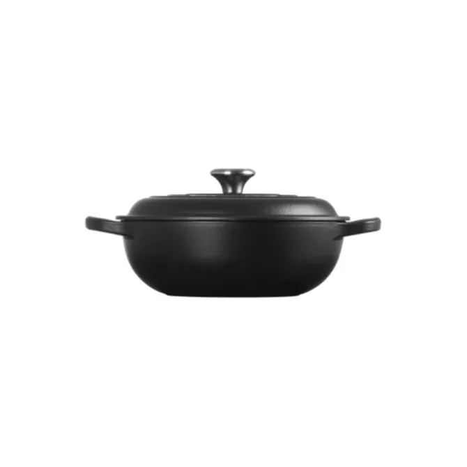 Le Creuset Marmite wok-braadpan ø 22 cm gietijzer mat zwart