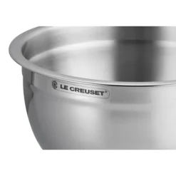Le Creuset mengkom met glasdeksel ø 27 cm rvs