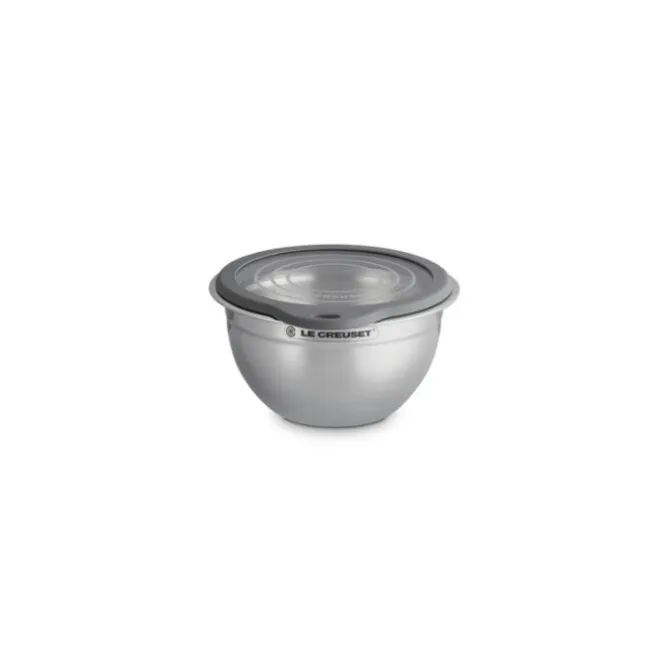 Le Creuset mengkom met glasdeksel ø 27 cm rvs