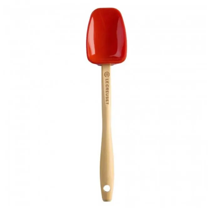 Le Creuset mini lepelspatel 17,5 cm silicone kersrood