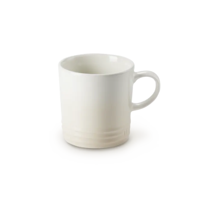 Le Creuset mok 350 ml aardewerk meringue