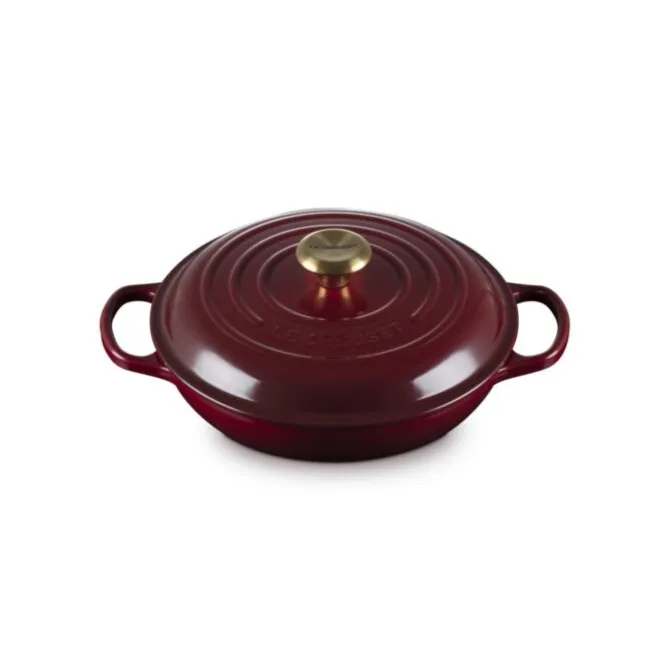 Le Creuset multifunctionele braadpan 2,2 liter ø 26 cm gietijzer Garnet