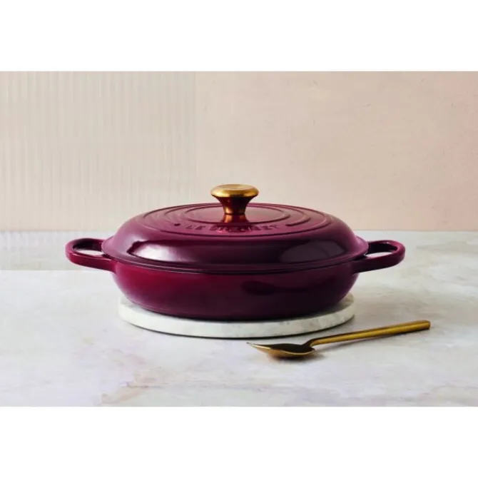 Le Creuset multifunctionele braadpan 2,2 liter ø 26 cm gietijzer Garnet