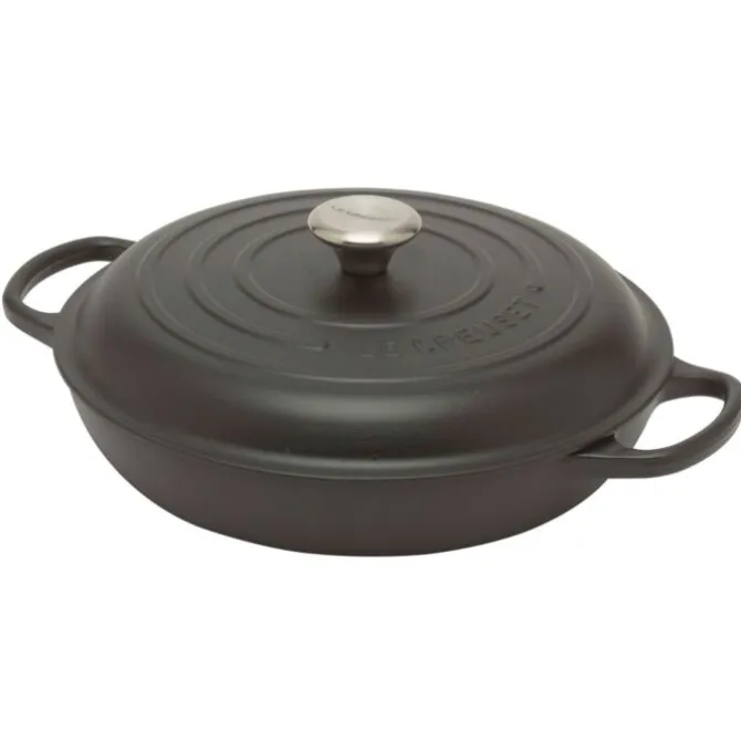 Le Creuset multifunctionele braadpan 3,2 liter ø 30 cm gietijzer matzwart