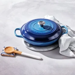 Le Creuset multifunctionele braadpan 3,2 liter ø 30 cm gietijzer Azure