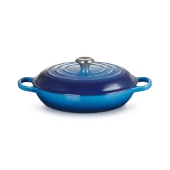 Le Creuset multifunctionele braadpan 3,2 liter ø 30 cm gietijzer Azure