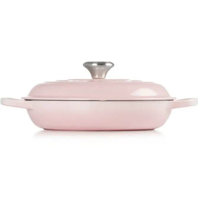 Le Creuset multifunctionele braadpan 2,2 liter ø 26 cm gietijzer Shell Pink