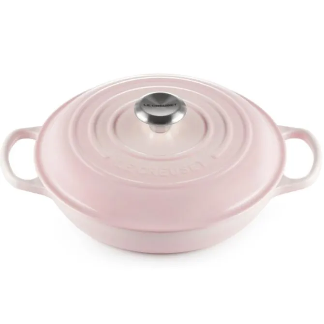 Le Creuset multifunctionele braadpan 2,2 liter ø 26 cm gietijzer Shell Pink