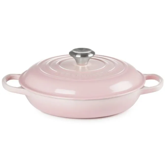 Le Creuset multifunctionele braadpan 2,2 liter ø 26 cm gietijzer Shell Pink