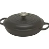 Le Creuset multifunctionele braadpan 2,2 liter ø 26 cm gietijzer matzwart