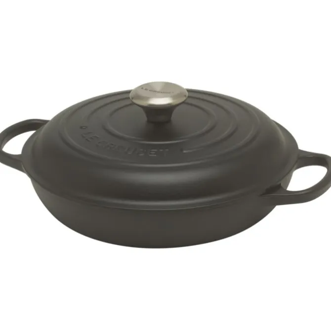 Le Creuset multifunctionele braadpan 2,2 liter ø 26 cm gietijzer matzwart