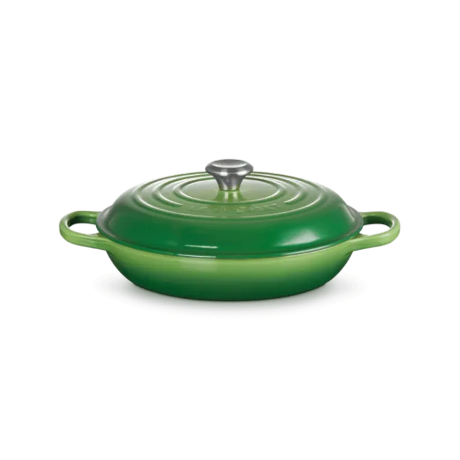 Le Creuset multifunctionele braadpan 3,2 liter ø 30 cm gietijzer bamboo
