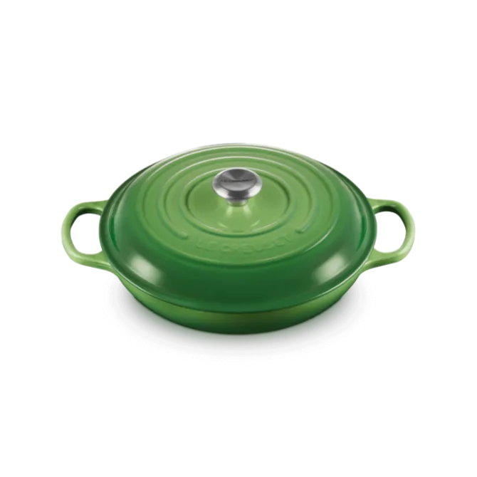 Le Creuset multifunctionele braadpan 3,2 liter ø 30 cm gietijzer bamboo