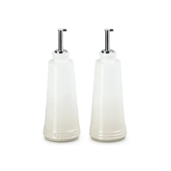 Le Creuset olie- en azijnset 300 ml aardewerk Meringue 2-delig
