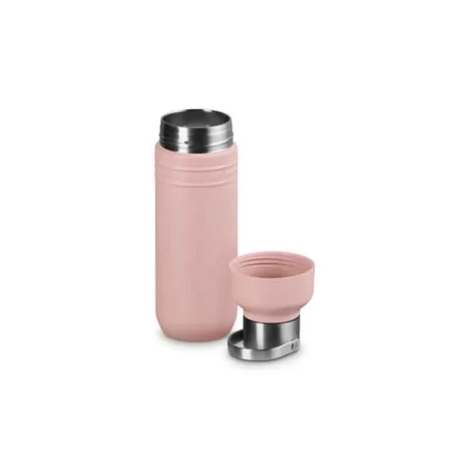 Le Creuset On The Go drinkfles 500 ml rvs Shell Pink