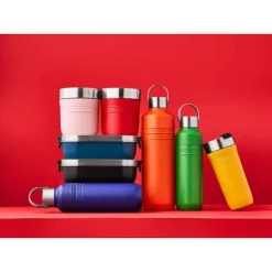 Le Creuset On The Go drinkfles 500 ml rvs Bamboo