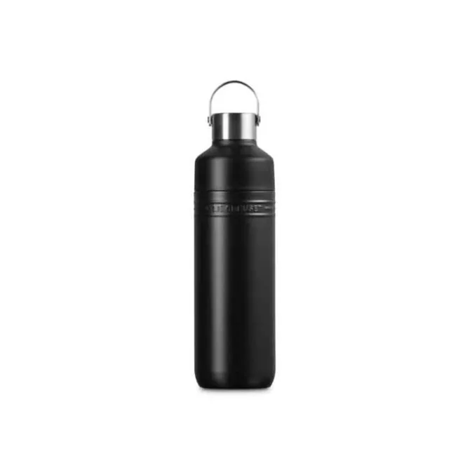 Le Creuset On The Go drinkfles 1 liter rvs mat zwart